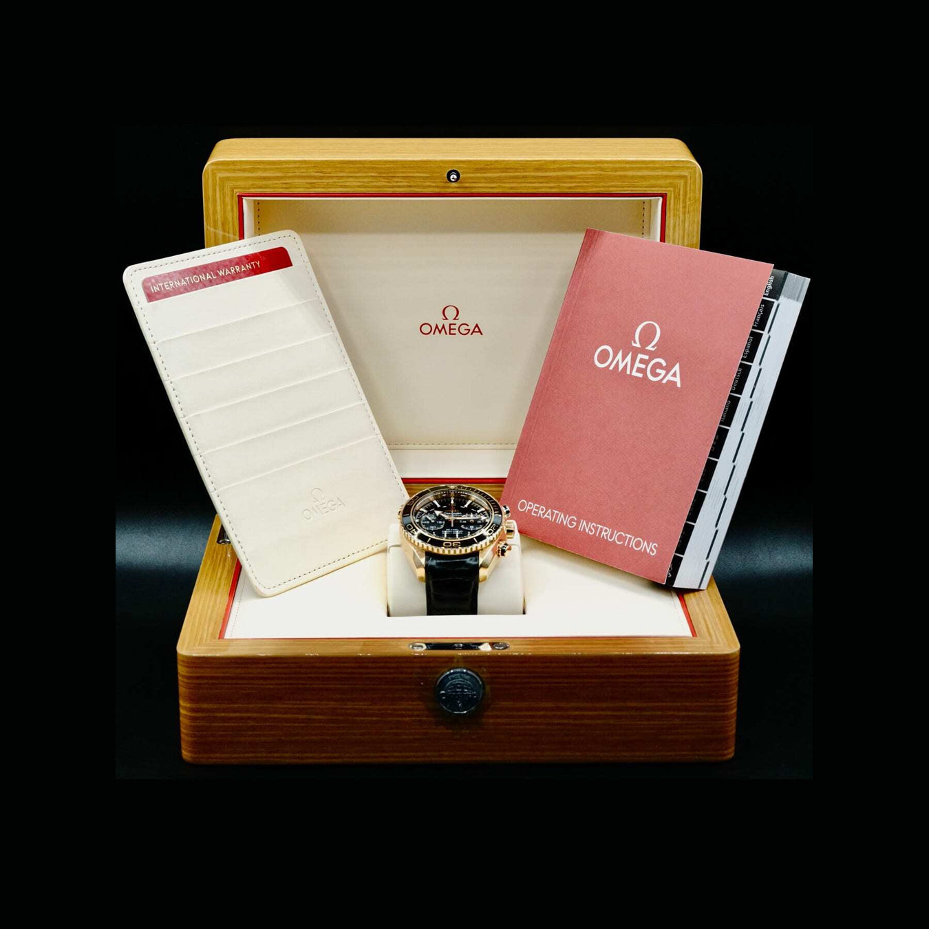 Omega Planet Ocean 600M Co-Axial Master Chronometer Chronograph 45.5mm Sedna Gold 215.63.46.51.01.001