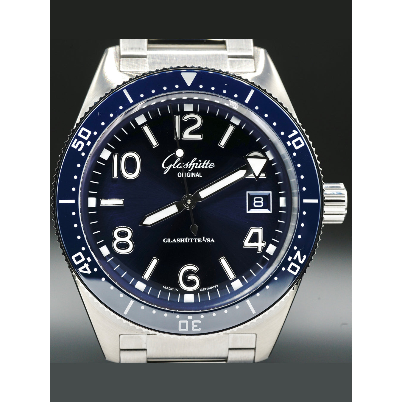 Glashütte Original 1-39-11-09-81-70 SeaQ Blue Dial
