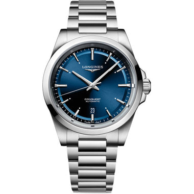 Longines Conquest L3.430.4.97.6 Blue Dial on Bracelet
