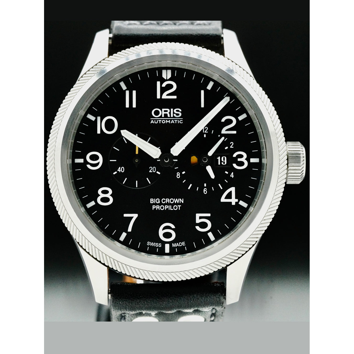 Oris 01 690 7735 4164 66 Big Crown World Timer