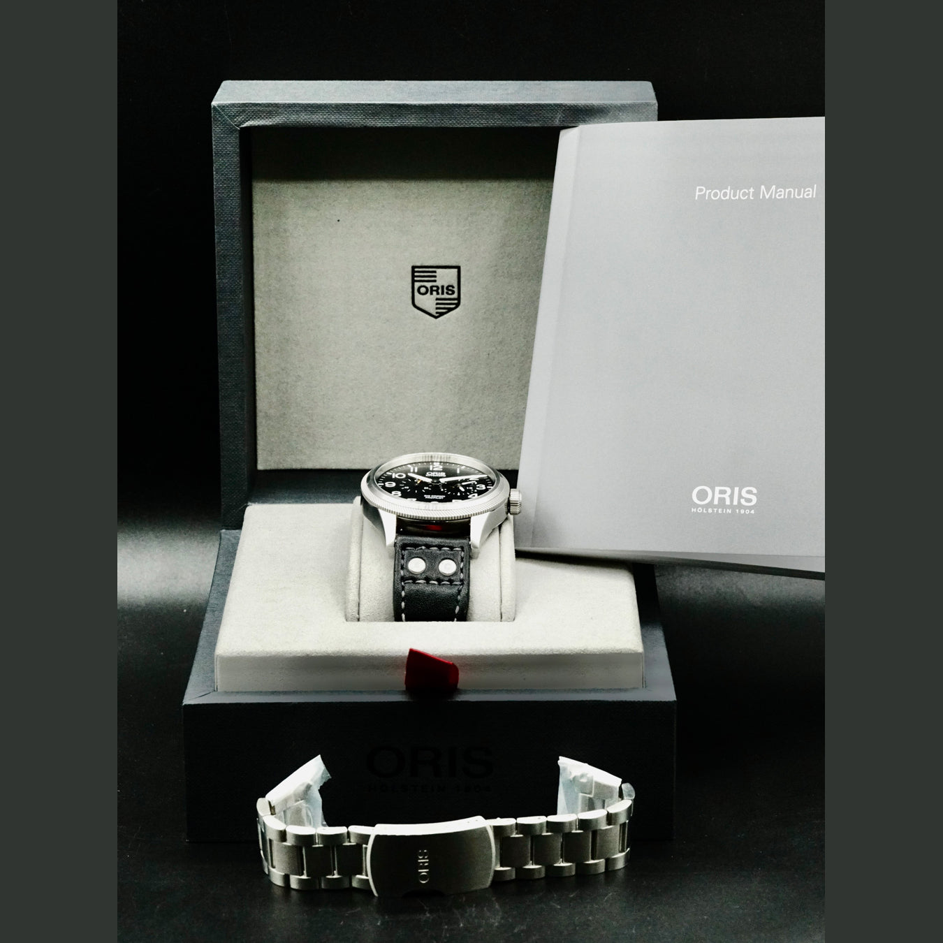 Oris 01 690 7735 4164 66 Big Crown World Timer
