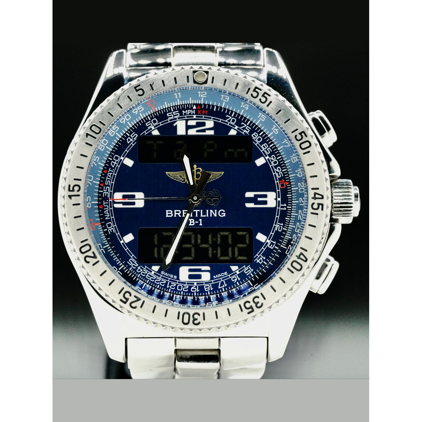 Breitling A68362 B-1 Blue Dial