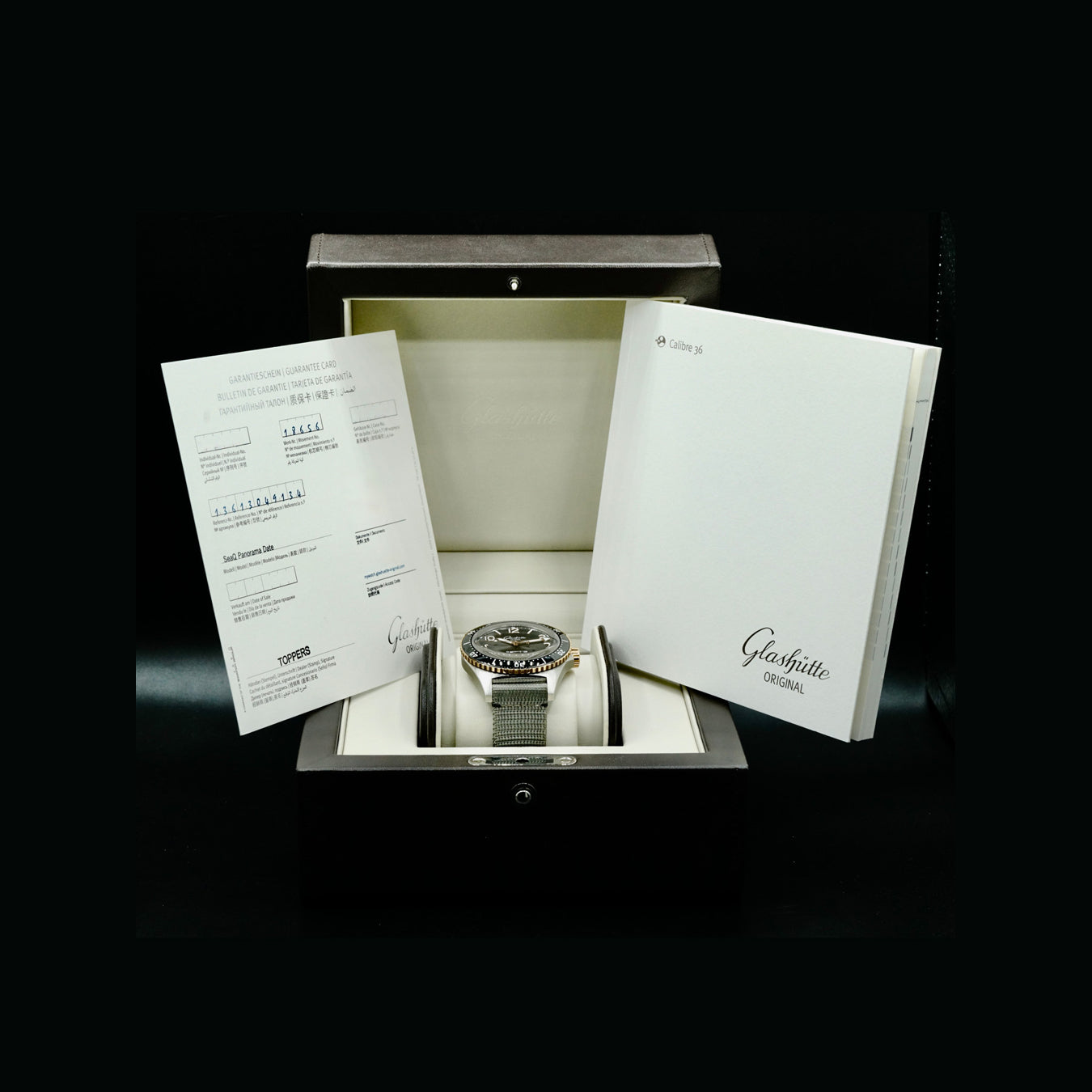 Glashütte Original SeaQ Panorama Date Two-Tone 1-36-13-04-91-34