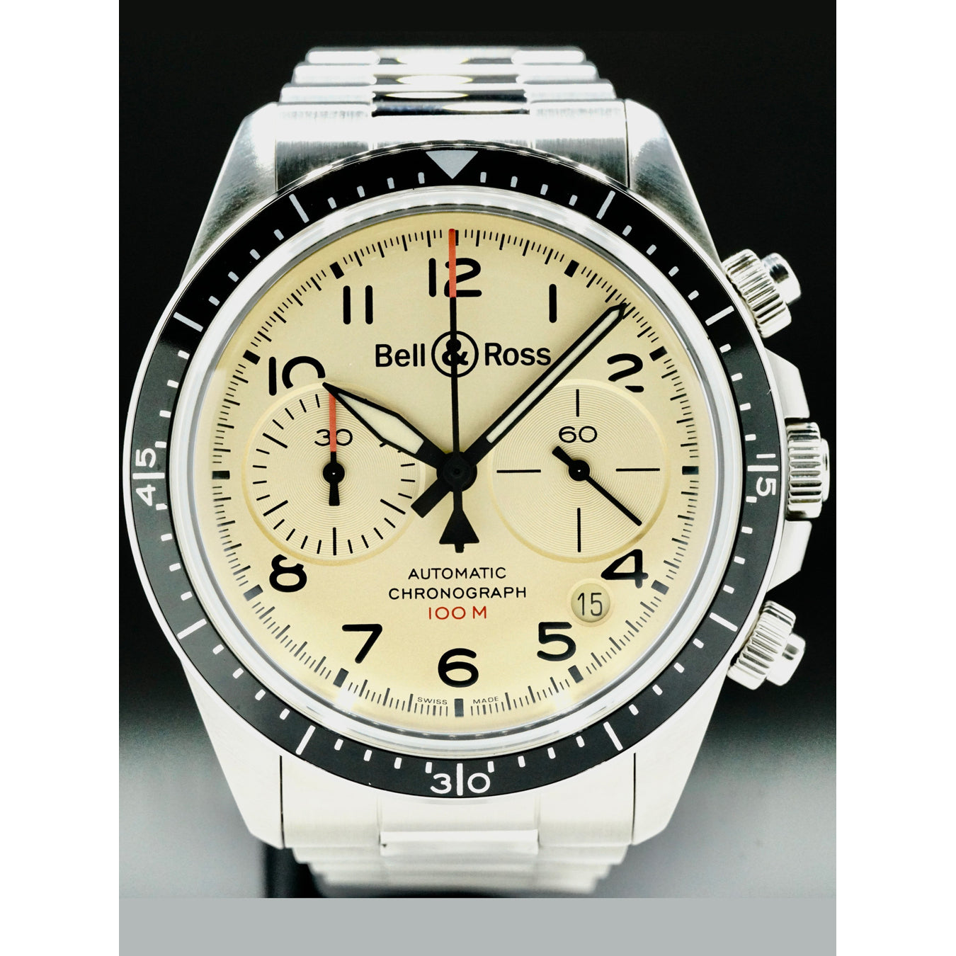 Bell & Ross V2-94 Military Beige BRV294-BEI-ST/SST