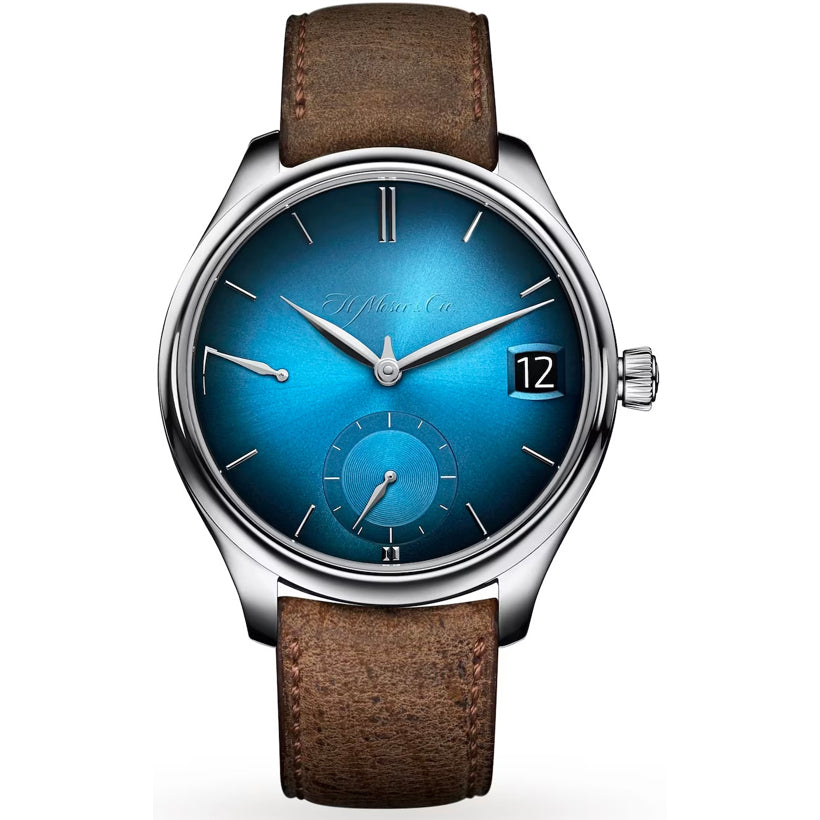 H. Moser & Cie. 1800-0204 Endeavour Perpetual Calendar Funky Blue Fumé