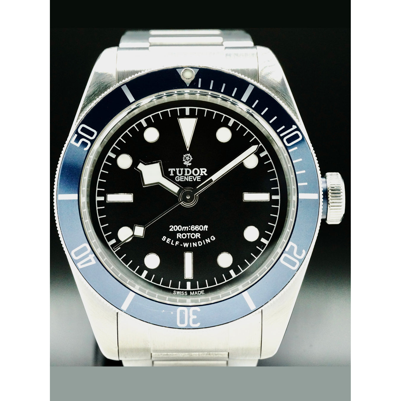 Tudor 79220B Black Bay Black Dial Blue Bezel