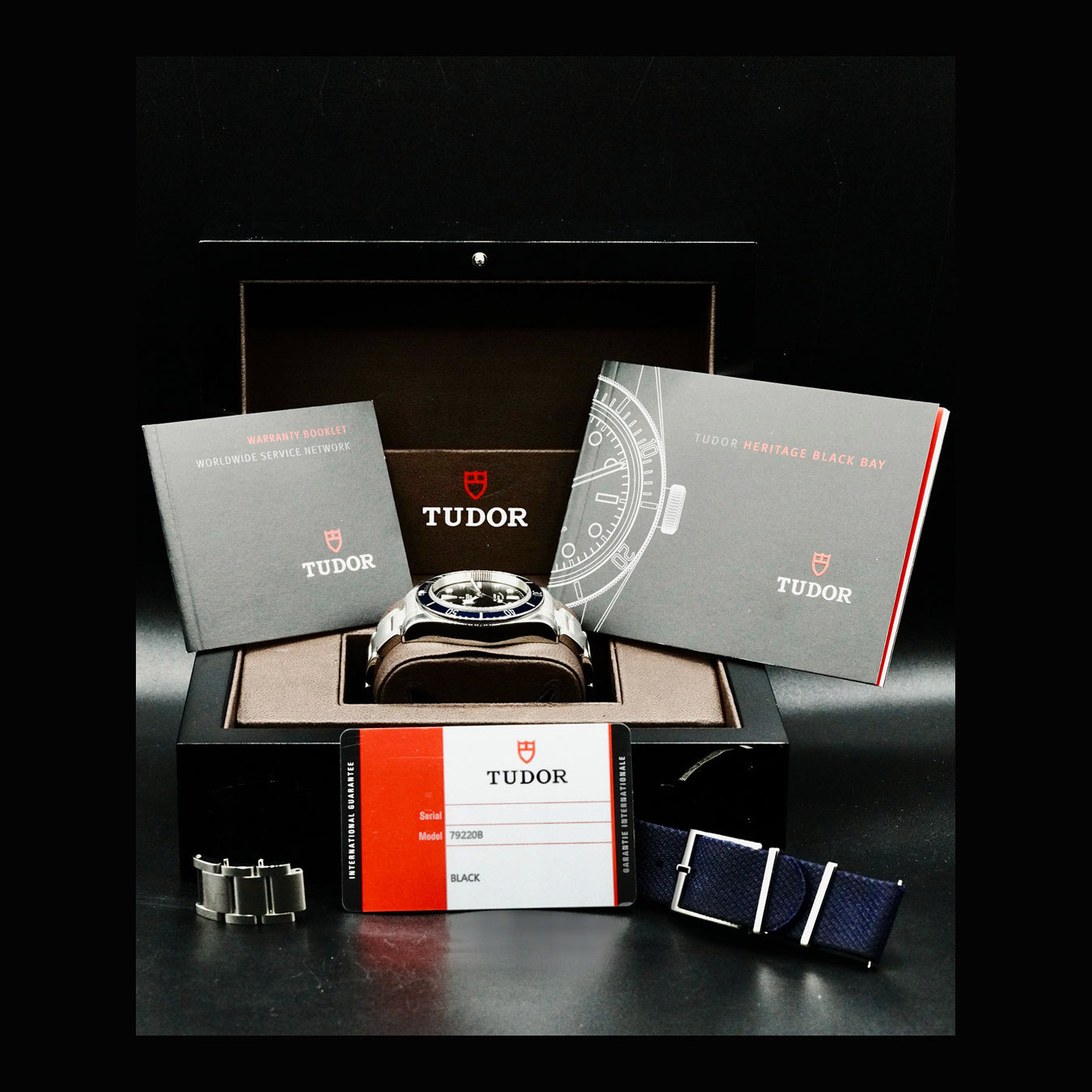 Tudor 79220B Black Bay Black Dial Blue Bezel