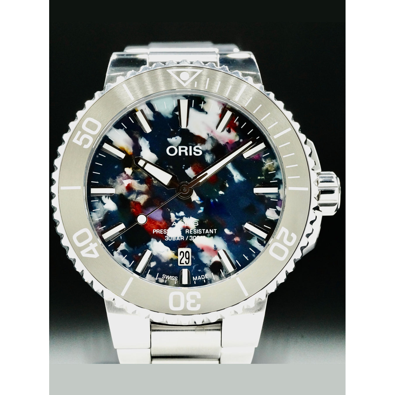 Oris 01 733 7766 4150 Aquis Date Upcycle