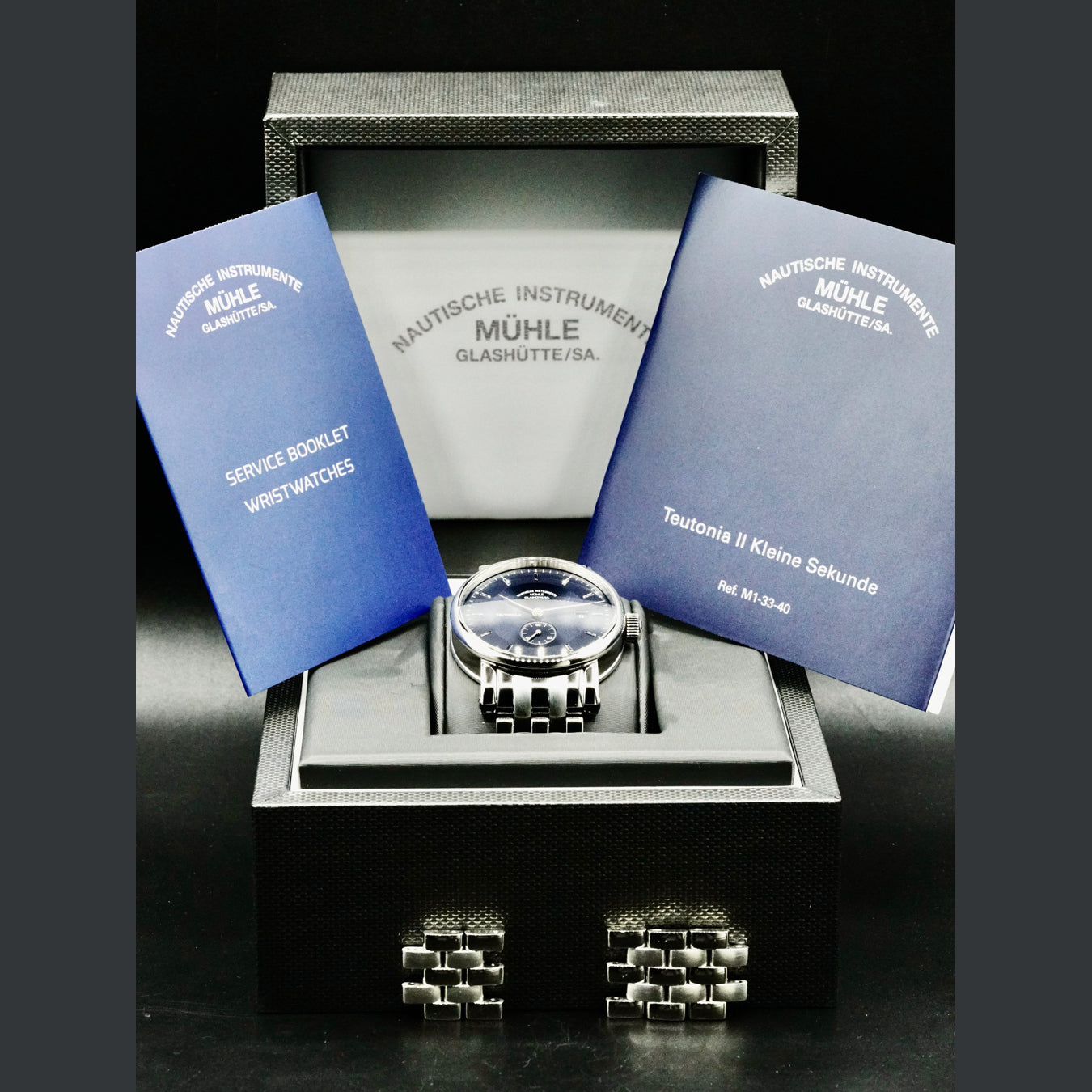 Mühle Glashütte M1-33-42-MB Teutonia II Kleine Sekunde