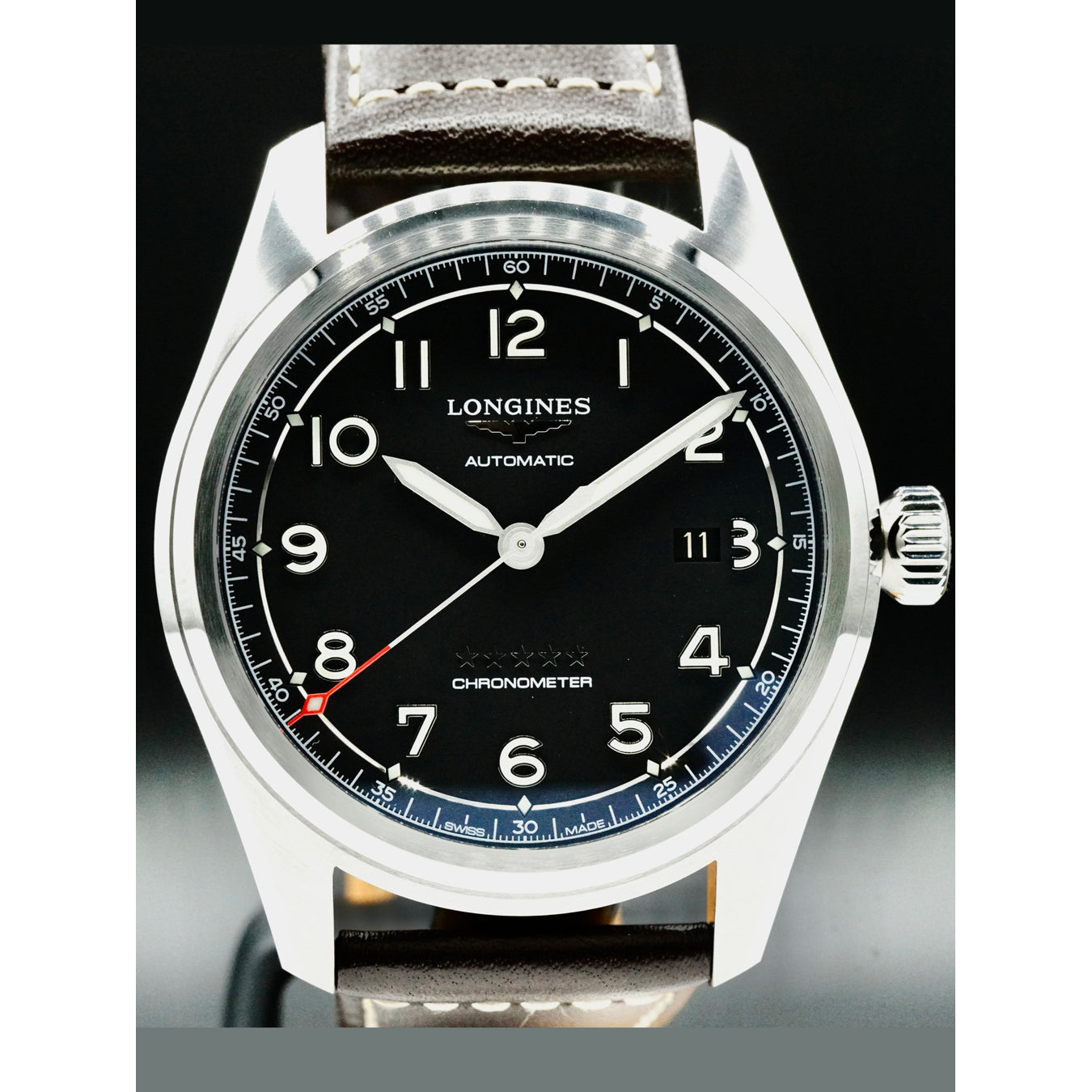Longines L3.811.4.53.0 Spirit 42mm