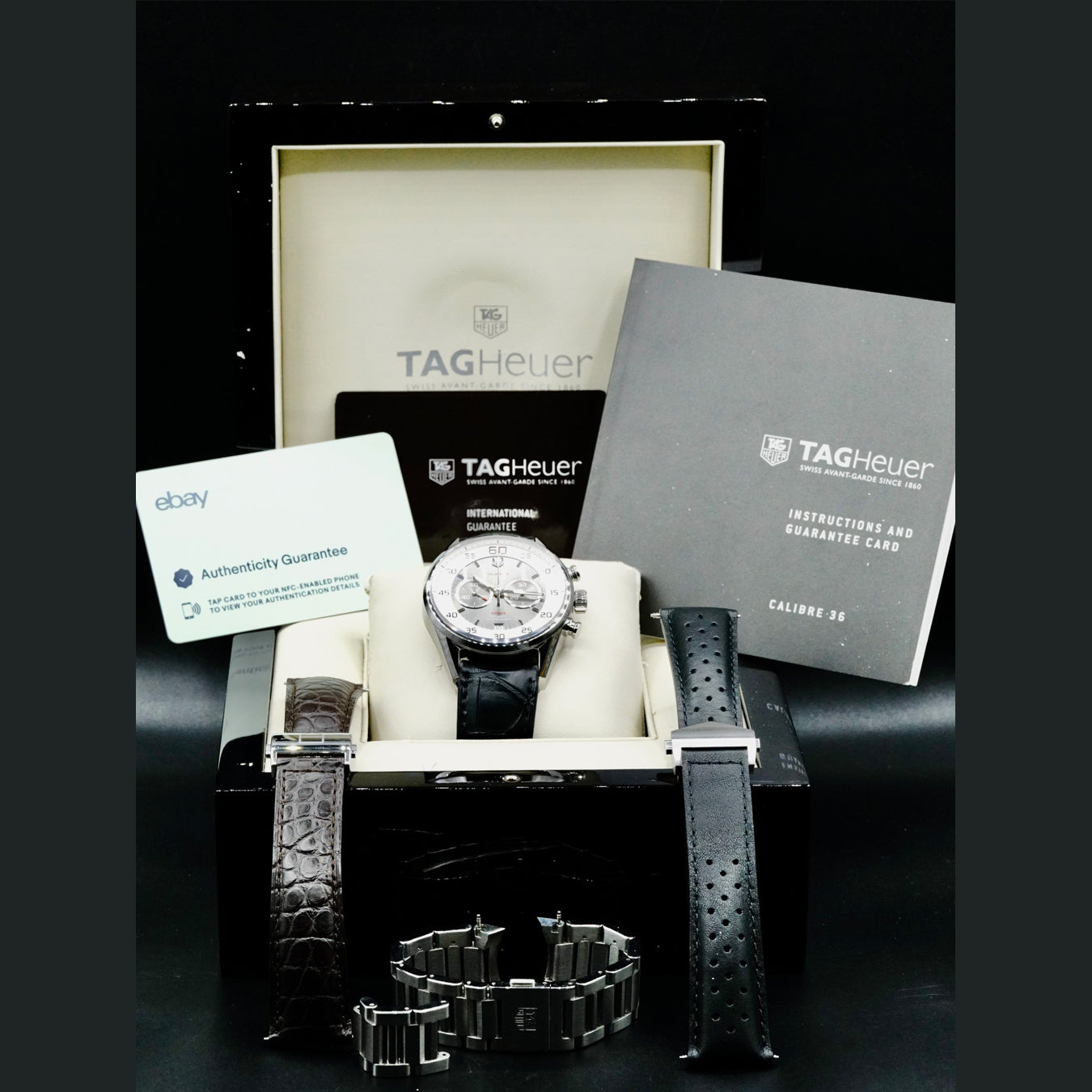 TAG Heuer CAR2B11 Carrera Calibre 36 Flyback Steel