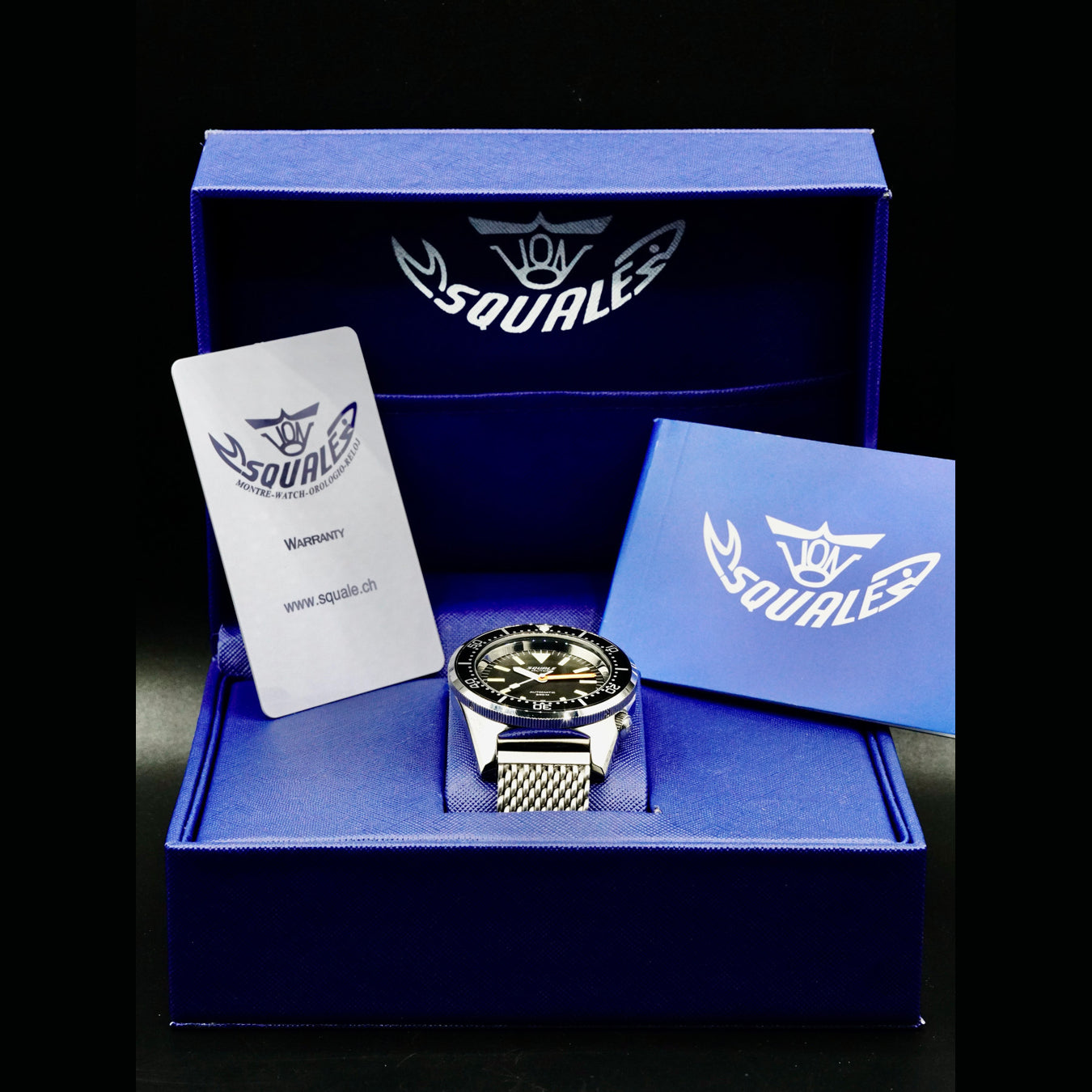 Squale 1521 Militare Polished Steel on Bracelet