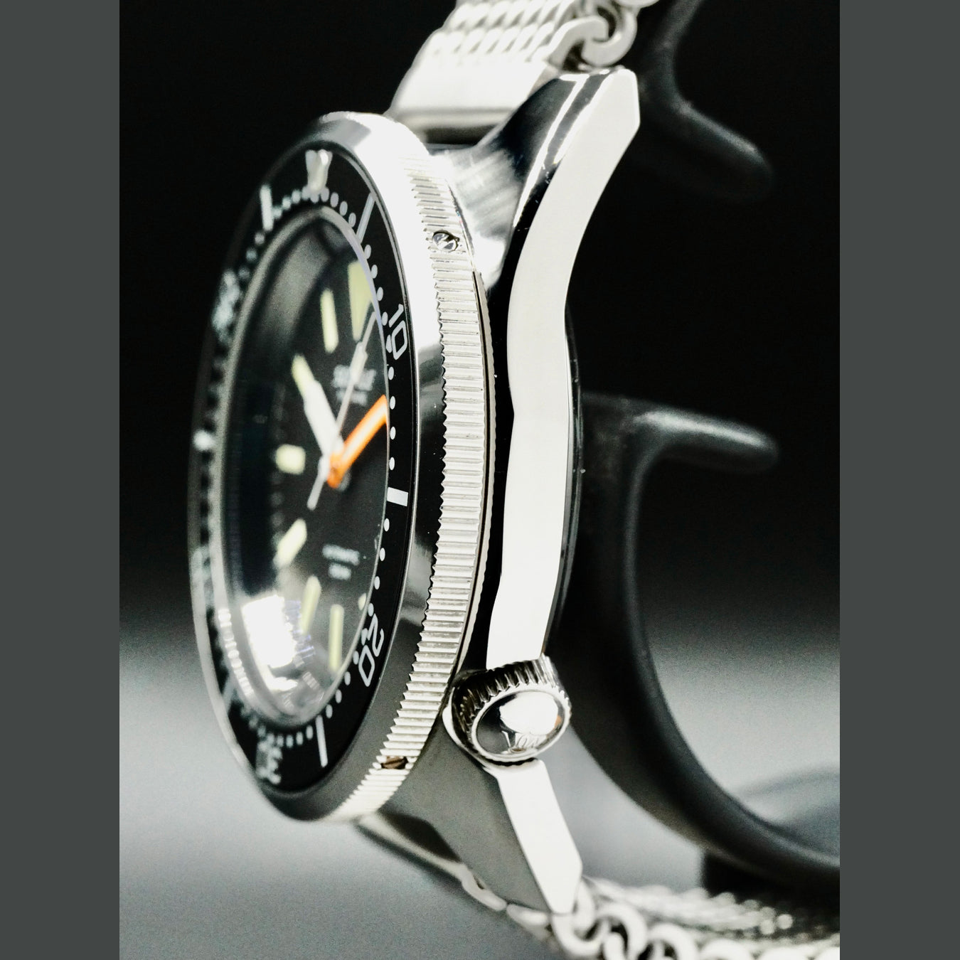 Squale 1521 Militare Polished Steel on Bracelet