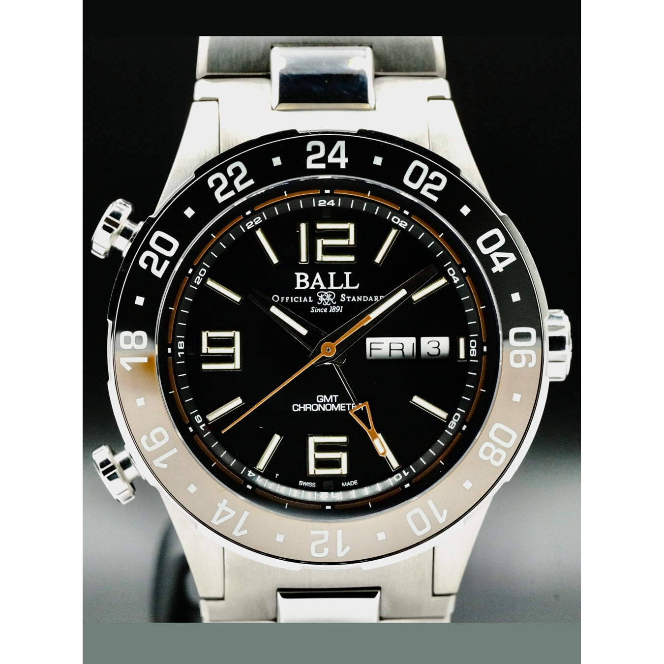 Ball DG3030B-S3C-BK Roadmaster Marine GMT