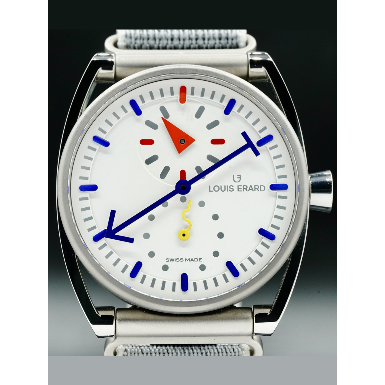 Louis Erard 85358TT01.BTT83 Le Regulateur Blanc Louis Erard x Alain Silberstein