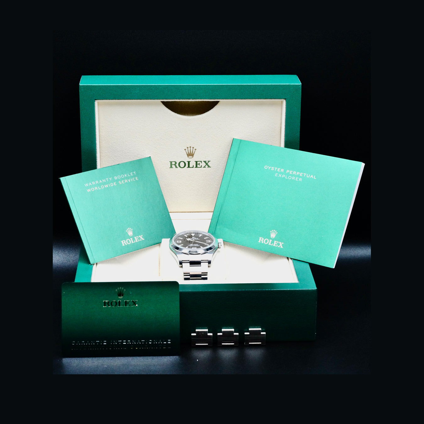 Rolex 214270 Explorer Black Arabic Dial