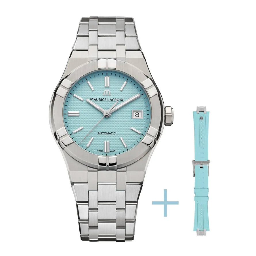 Maurice Lacroix AI6007-SS00F-431-C Aikon Automatic Limited Summer Edition 39mm Turquoise