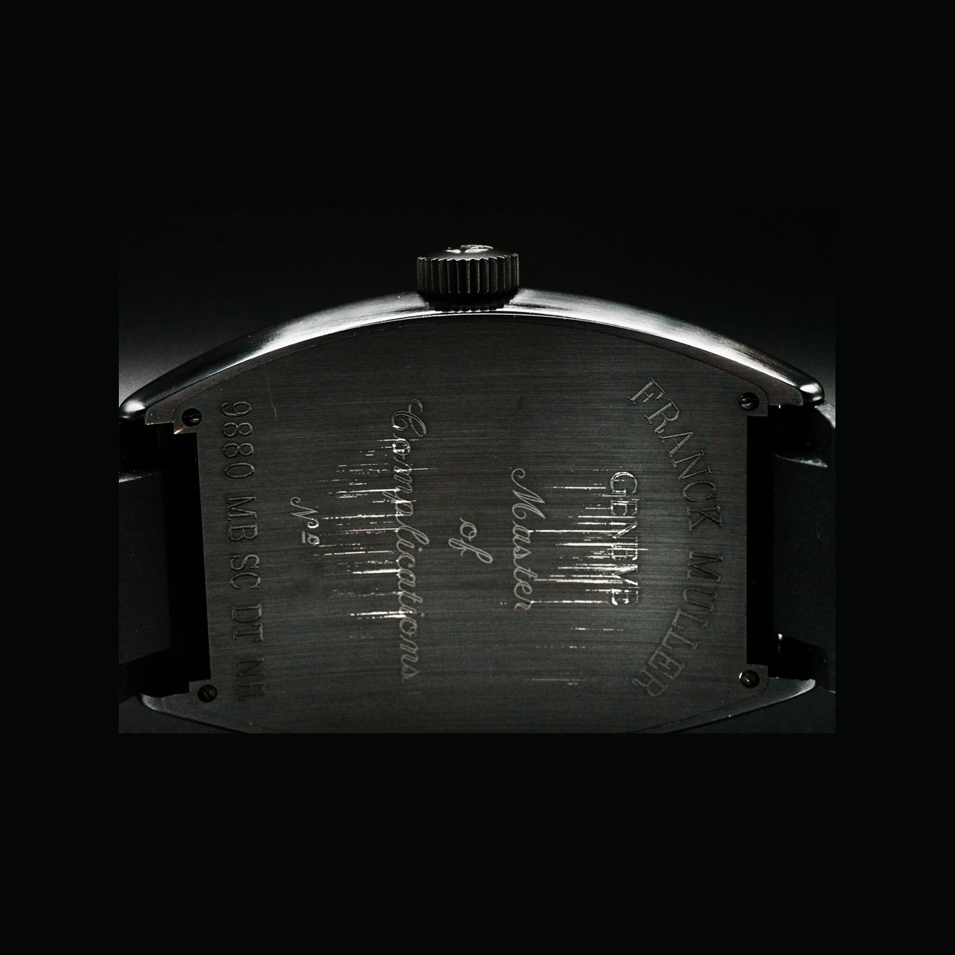 Franck Muller 9880-MB-SC-DT-NR 9880 Black PVD Master Banker