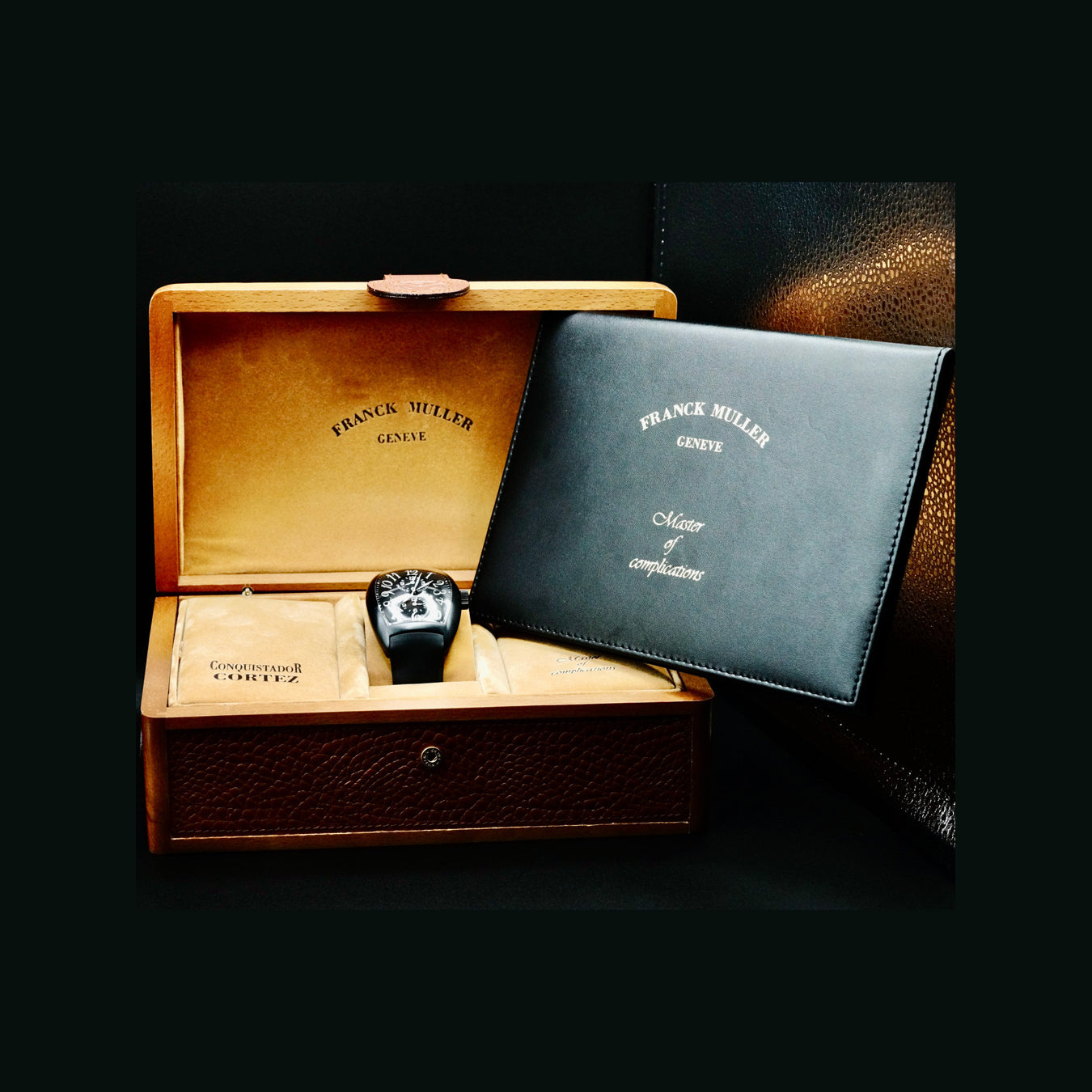 Franck Muller 9880-MB-SC-DT-NR 9880 Black PVD Master Banker