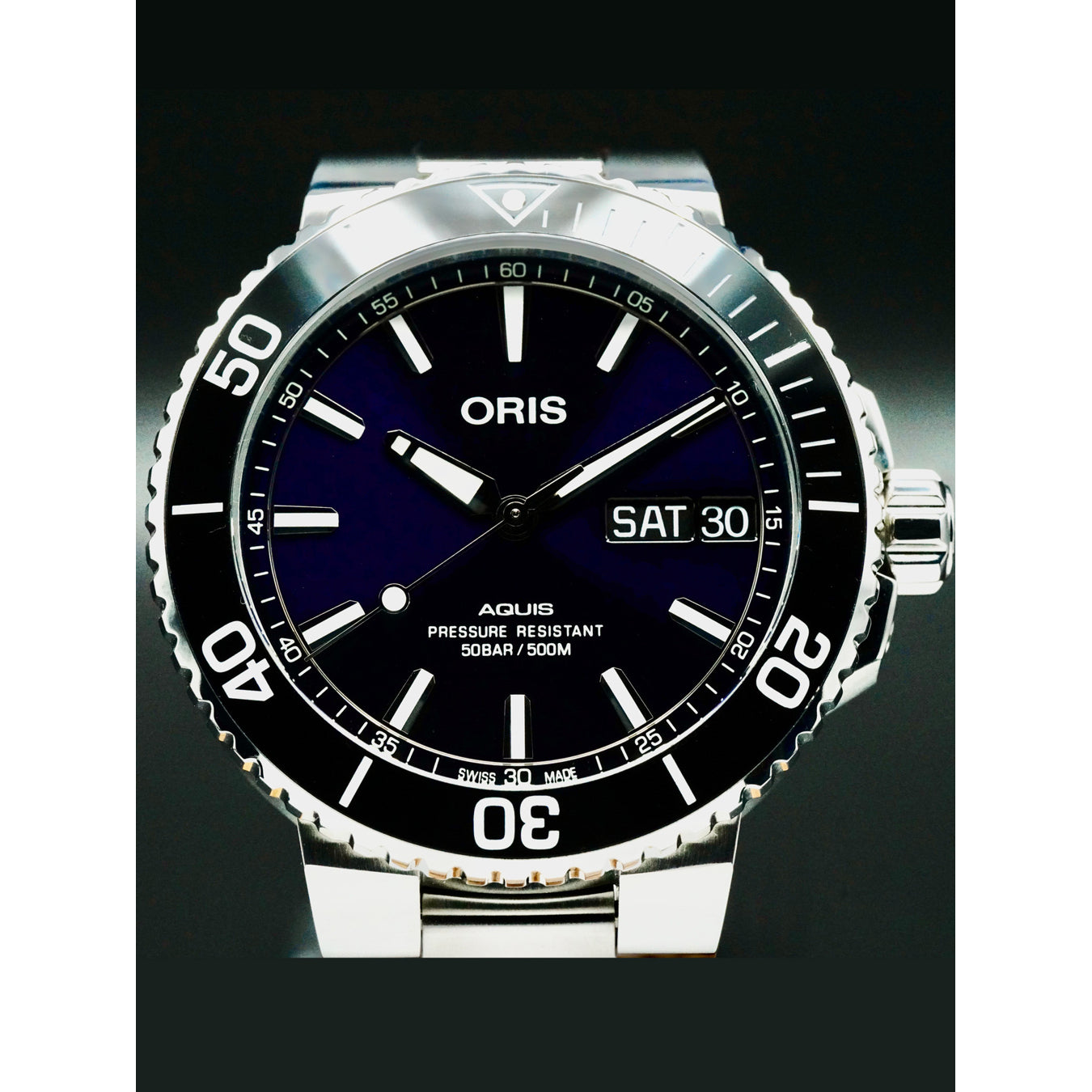 Oris 01 752 7733 4135-07 8 24 05PEB Aquis Day Date