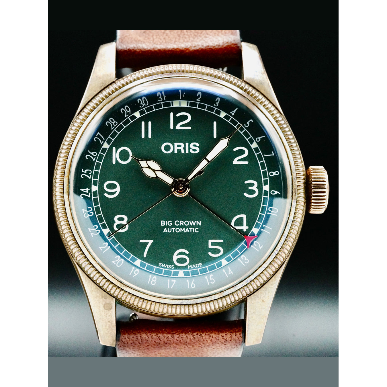 Oris 01 754 7741 3167 Big Crown Pointer Date 80th Anniversary Edition Bronze