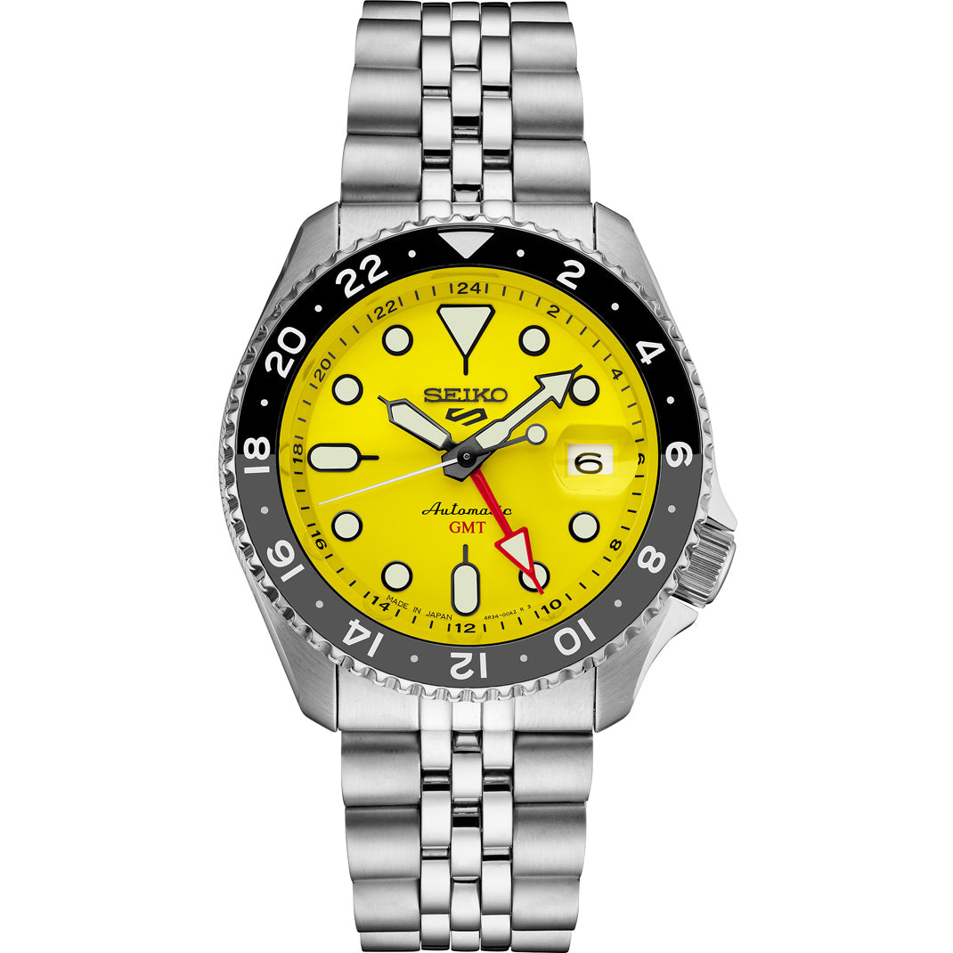 Seiko 5 Sports GMT SSK017 Yellow