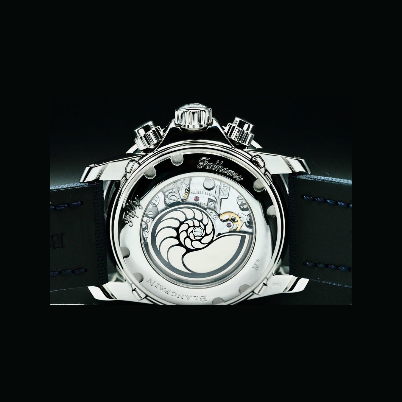 Blancpain 5066F 1140 52A Fifty Fathoms Complete Calendar Flyback Chronograph Moon Phase