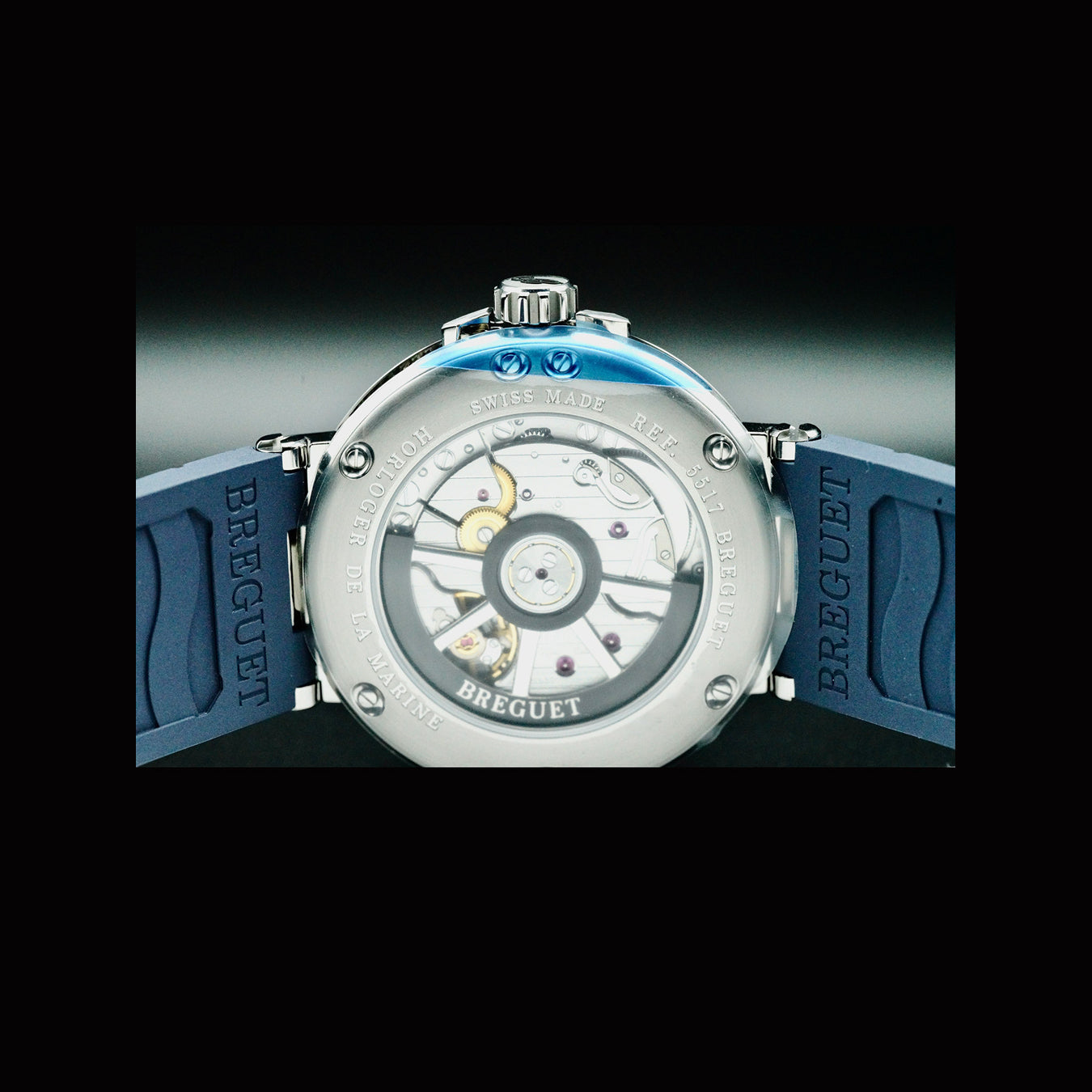 Breguet 5517TI/Y1/5ZU Marine Titanium Blue Dial