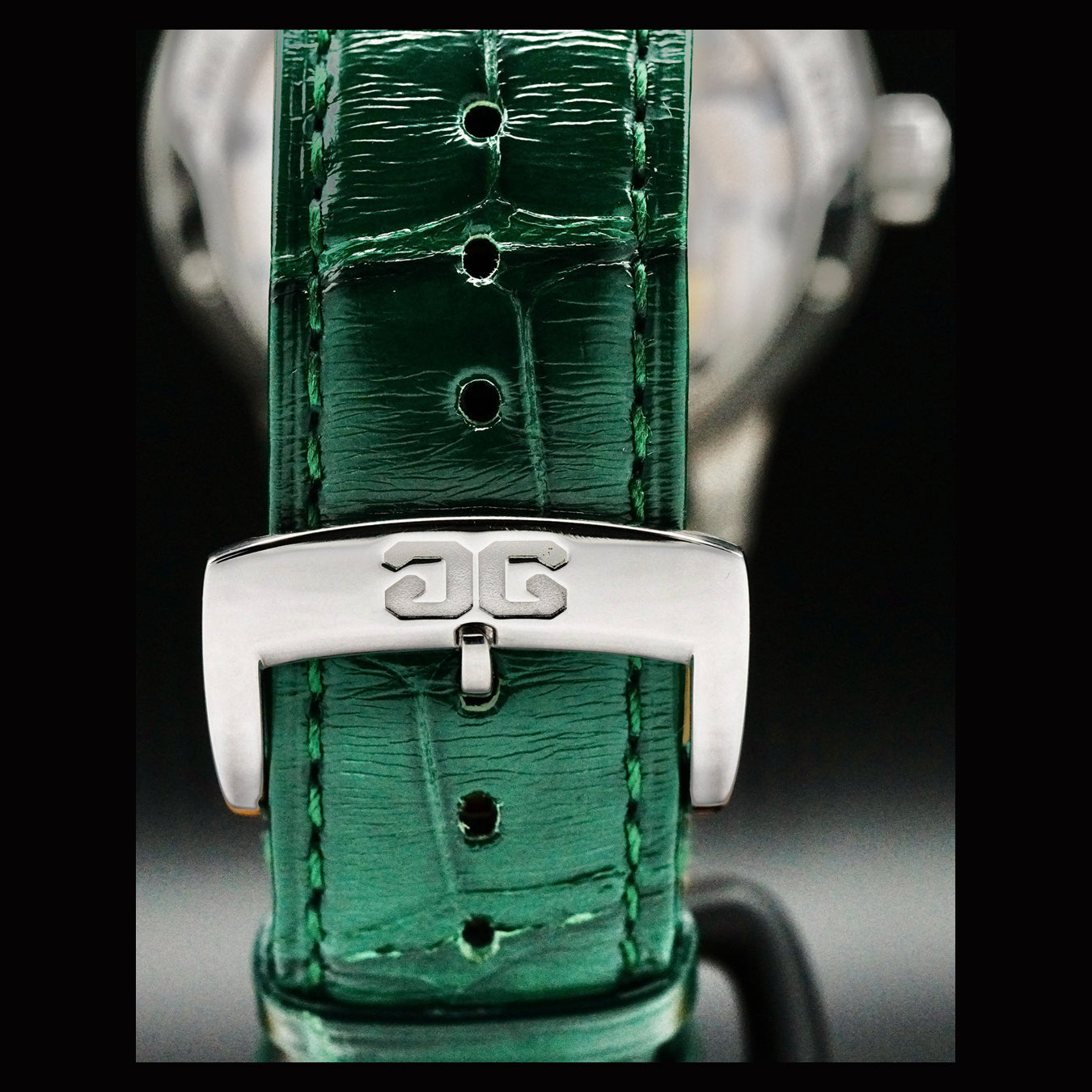 Glashütte Original 1-90-02-13-32-02 PanoMaticLunar Green Dial