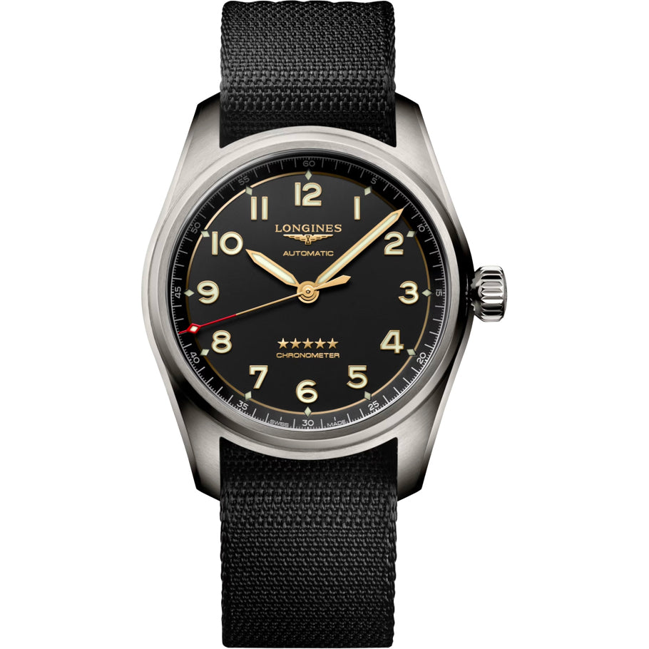 Longines L3.810.1.53.2 Spirit Titanium on Strap