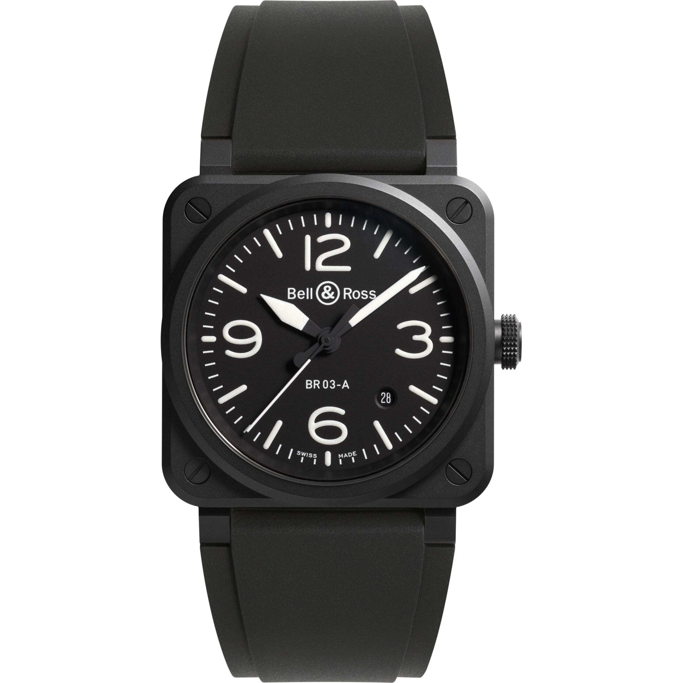 Bell & Ross BR03A-BL-CE/SRB BR 03 Black Matte
