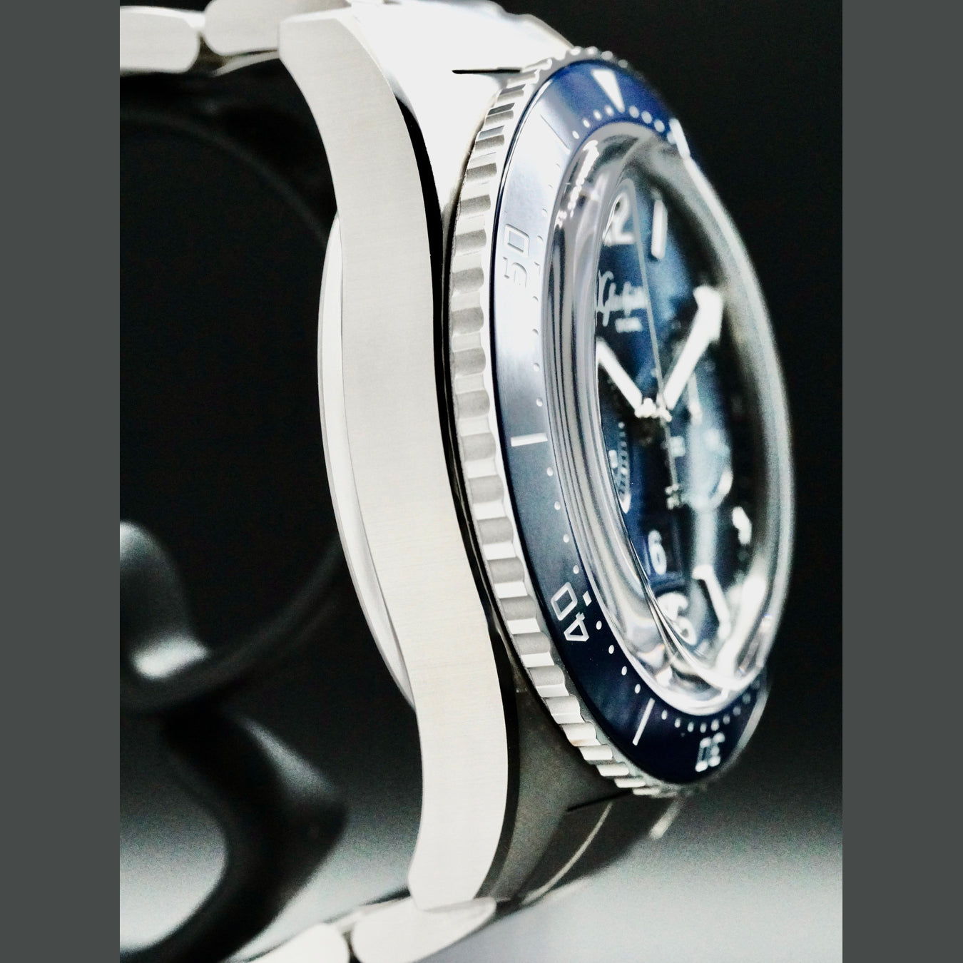 Glashutte Original 1-37-23-02-81-70 SeaQ Chronograph Blue Dial on Bracelet