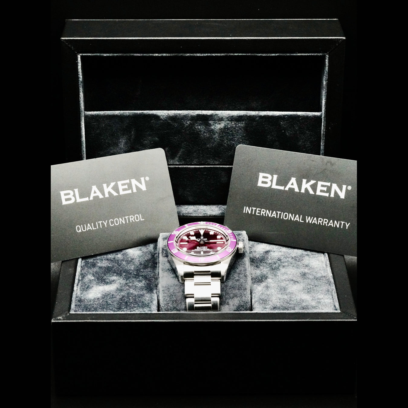 Tudor Blaken Black Bay Purple Custom