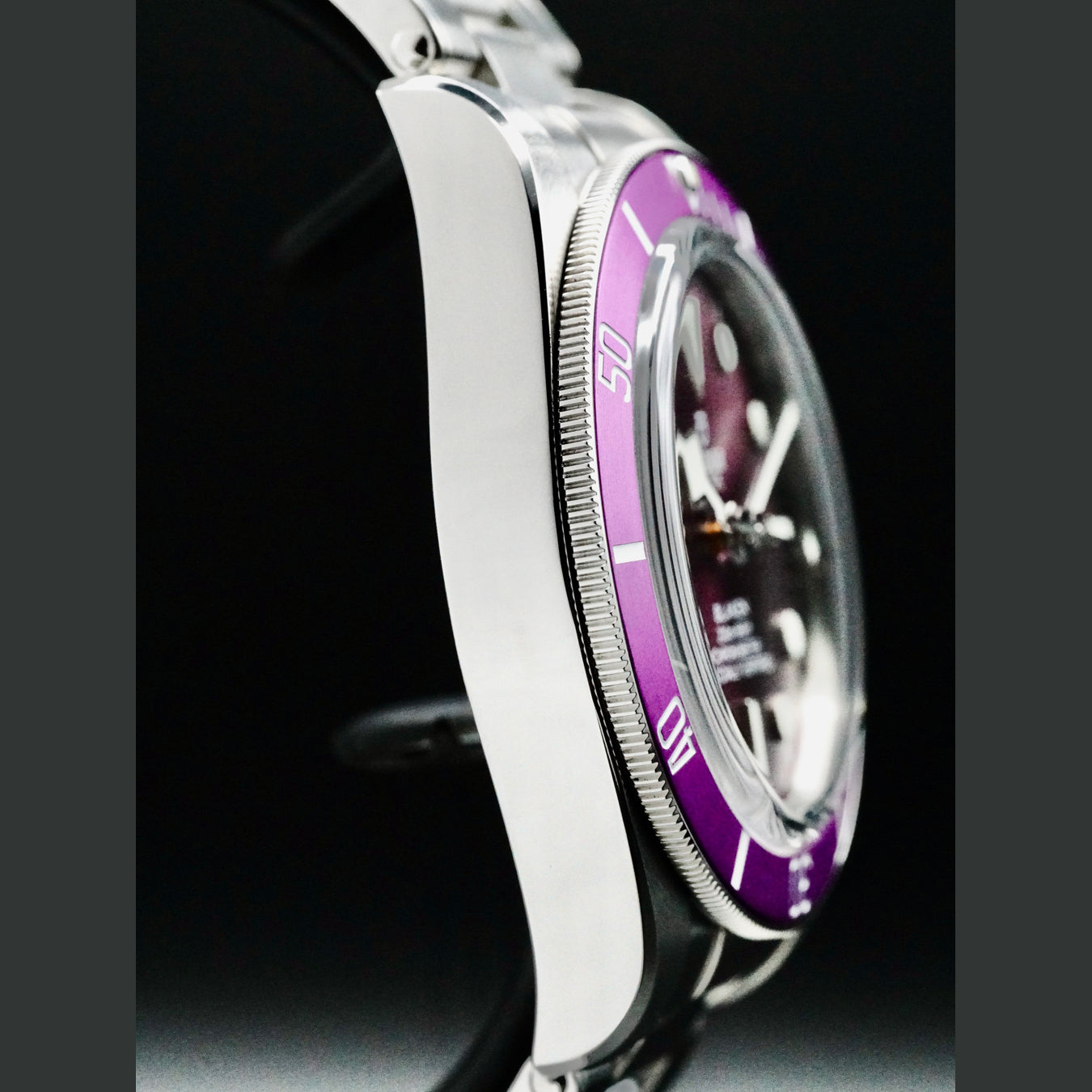 Tudor Blaken Black Bay Purple Custom