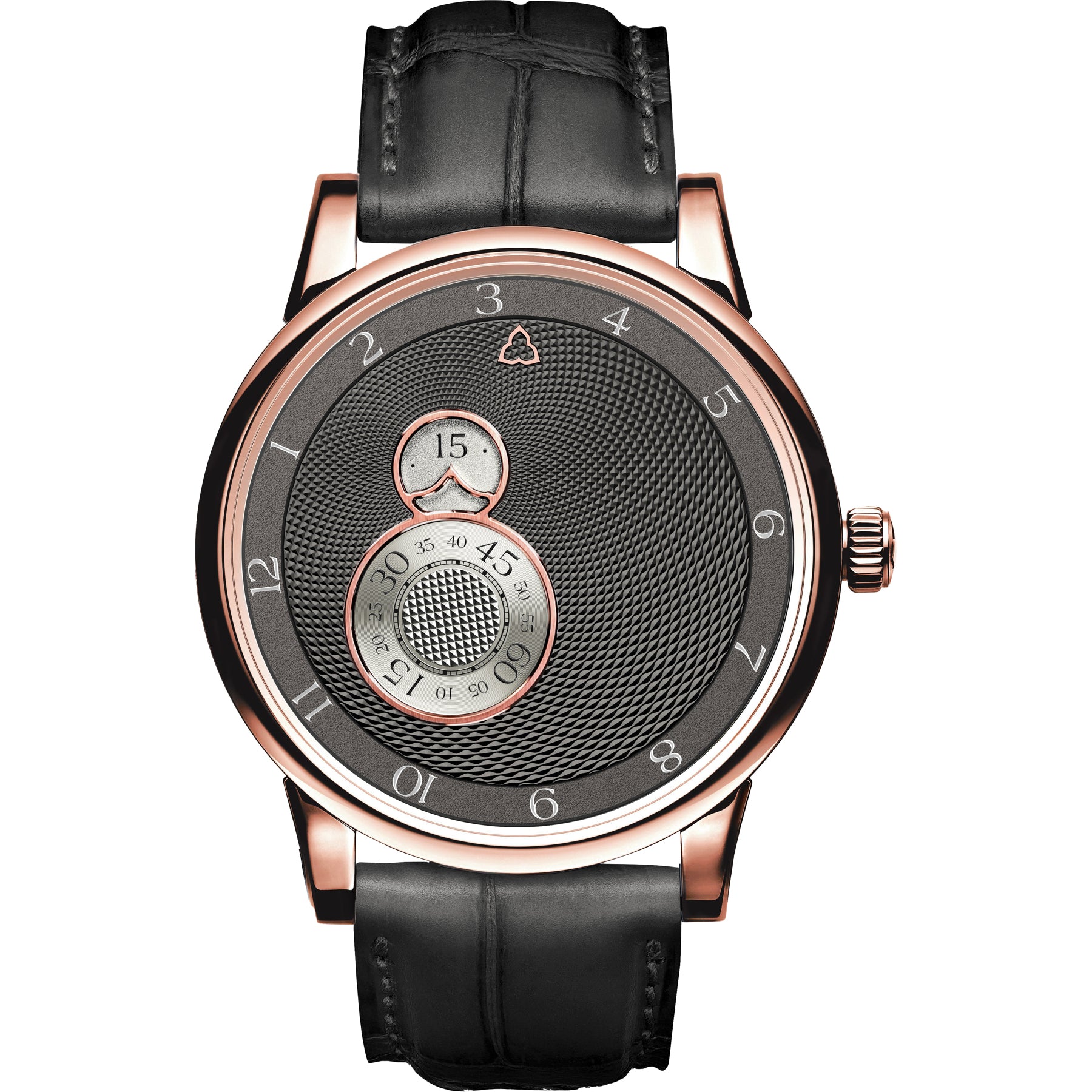 Trilobe NF03GB Nuit Fantastique Guilloche Brume 40.5mm Rose Gold