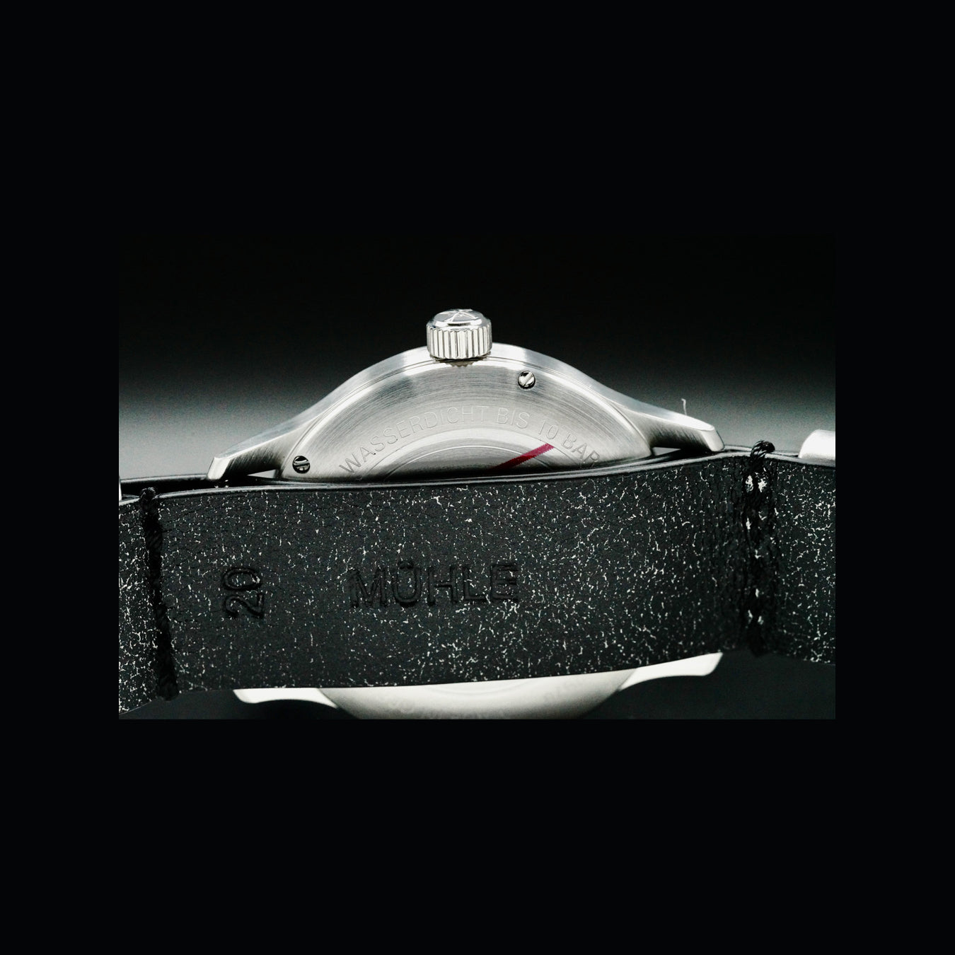Mühle Glashütte M1-40-78-NB-L Panova Rot on Leather Strap