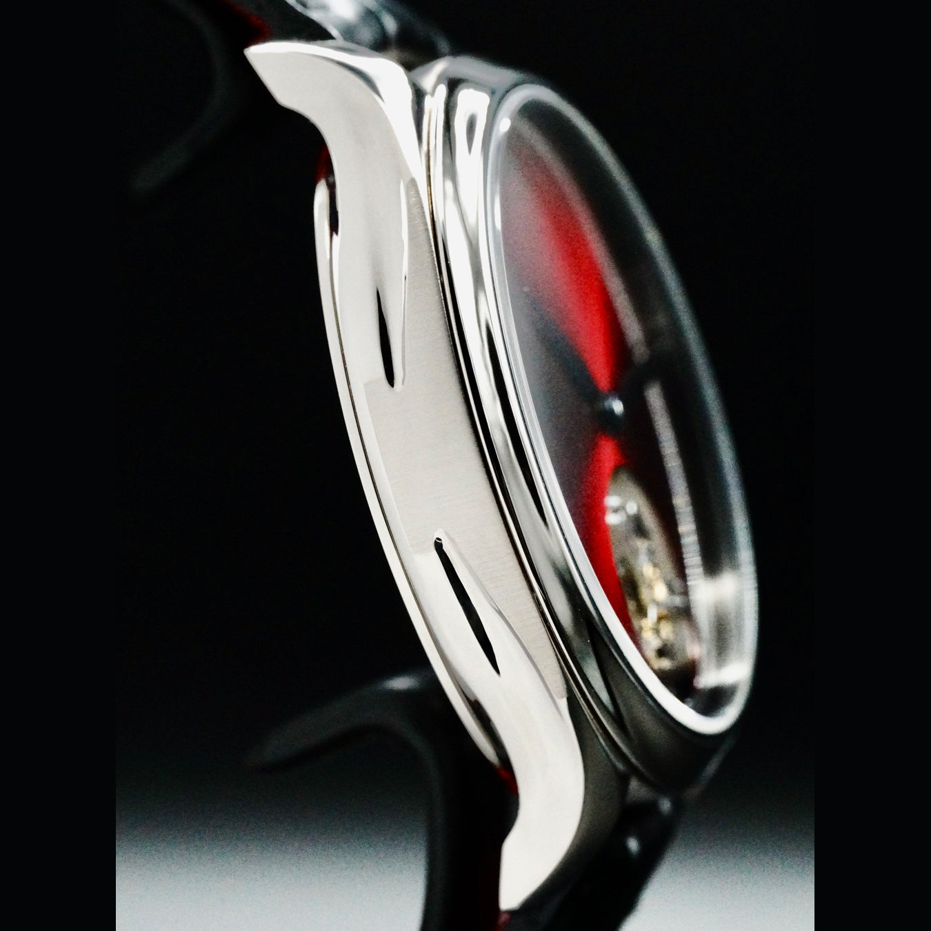 H Moser & Cie. Endeavour Tourbillon Red Fume White Gold 1804-0209