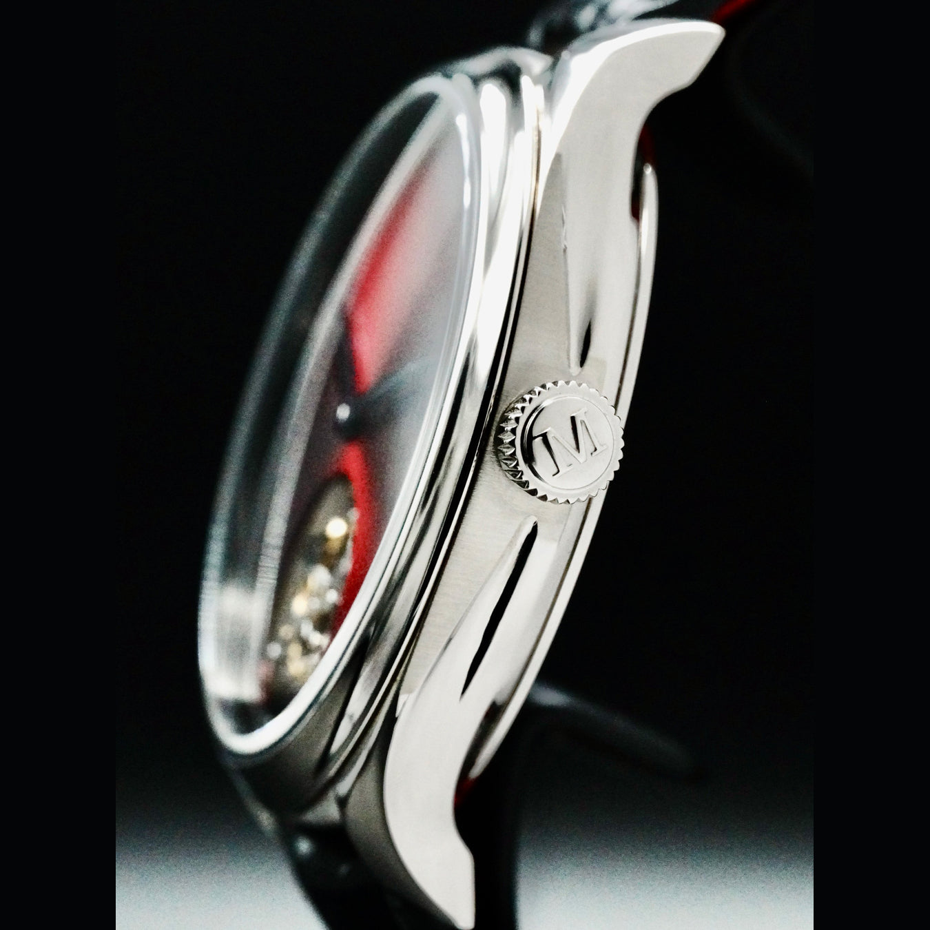 H Moser & Cie. Endeavour Tourbillon Red Fume White Gold 1804-0209