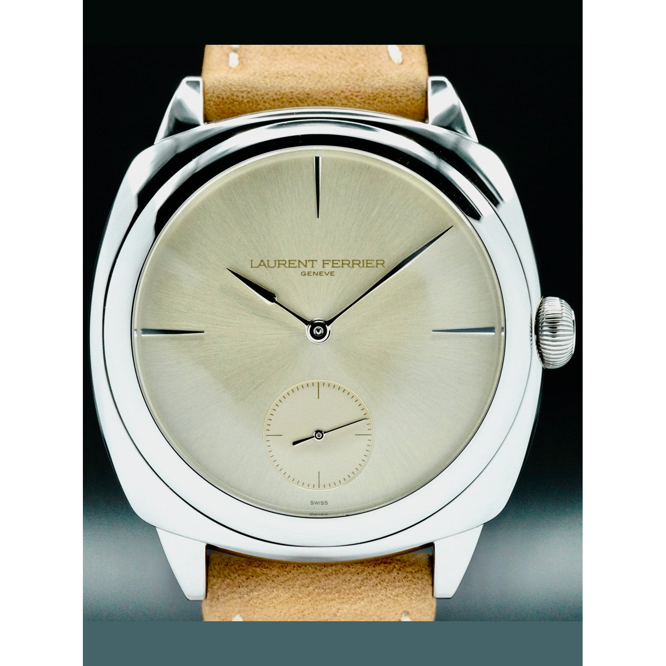Laurent Ferrier LCF013.AC.JG1 Square Micro-Rotor Gold Toned