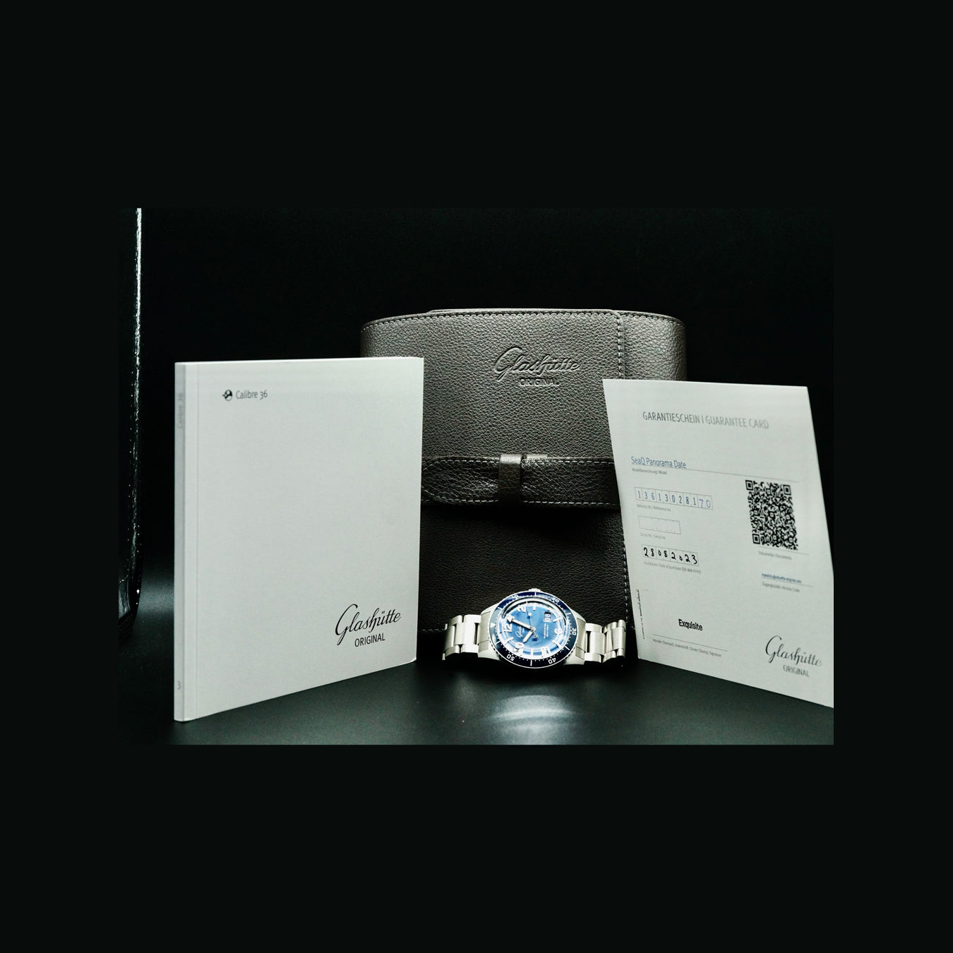 Glashütte W 1-36-13-02-81-70 Original SeaQ Panorama Date