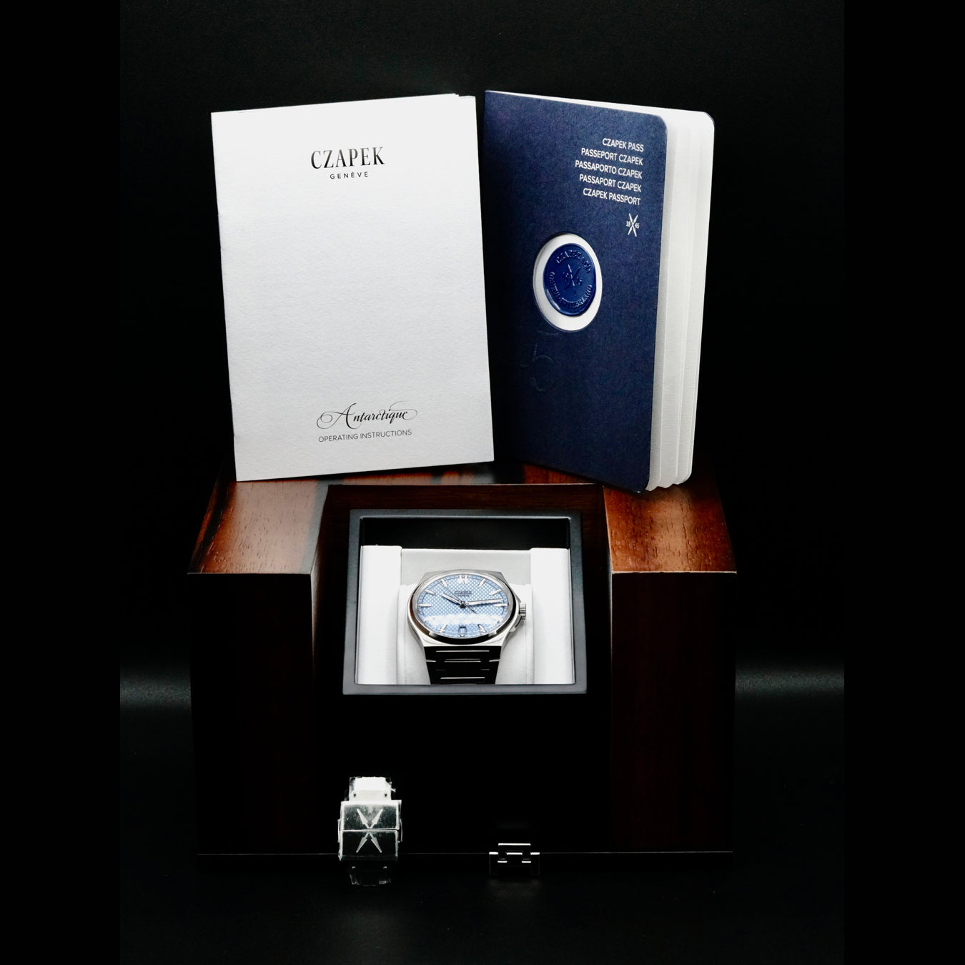 Czapek Antarctique Passage De Drake Glacier Blue