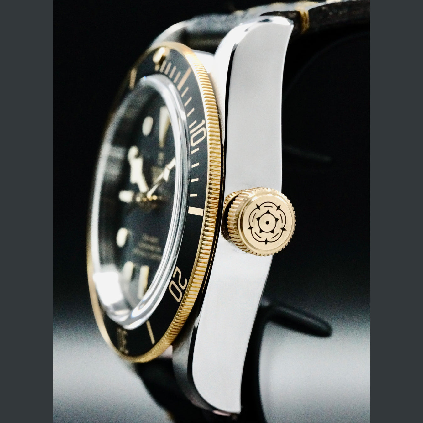 Tudor 79733N Black Bay Steel and Gold