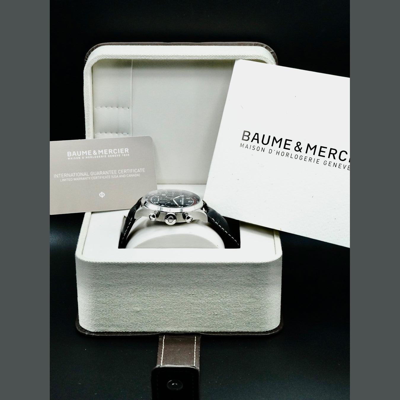 Baume & Mercier MOA10065 Capeland Chronograph Blue Dial