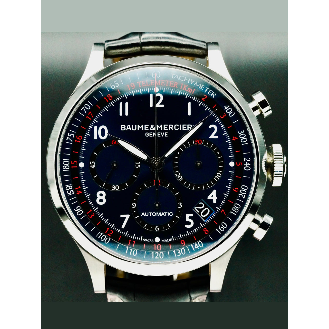 Baume & Mercier MOA10065 Capeland Chronograph Blue Dial