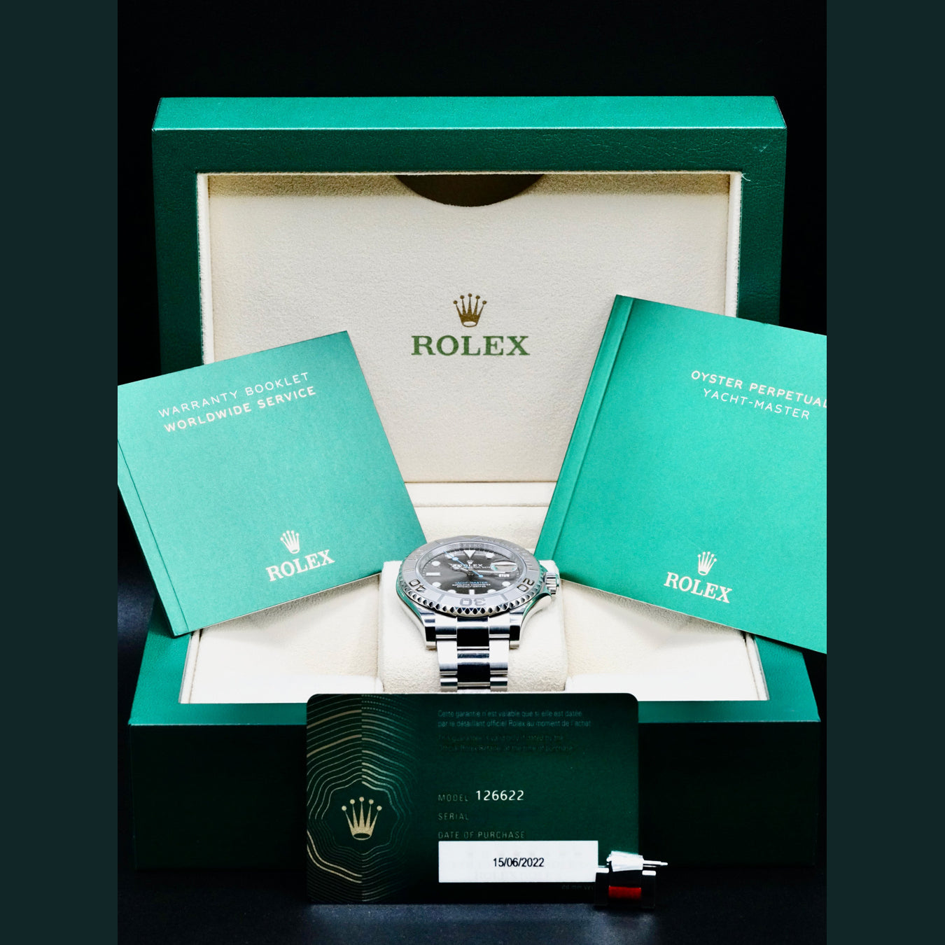 Rolex 126622 Yacht Master 40 Rhodium Dial