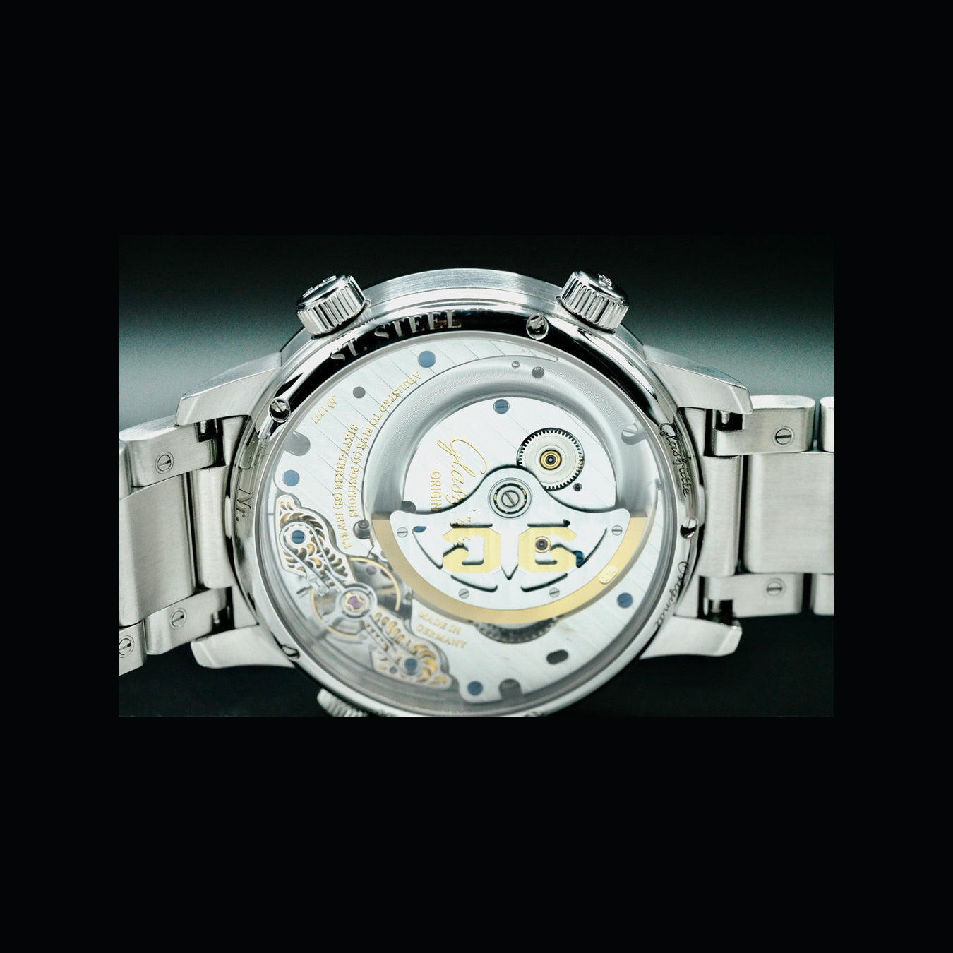 Glashütte Original 1-89-02-05-02-70 Senator Cosmopolite Midnight Blue on Bracelet