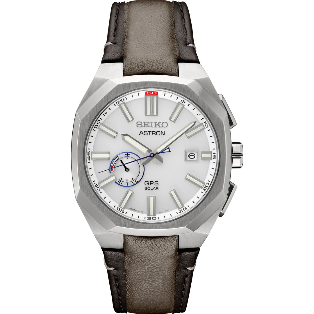 Seiko Astron SSJ019 Titanium Solar GPS White Dial Limited Edition