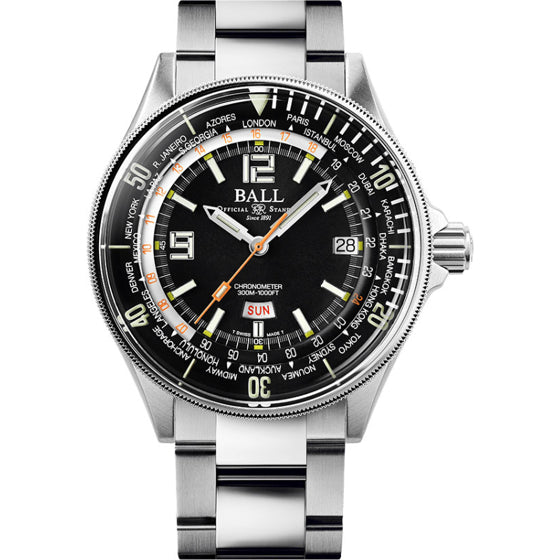 Ball DG2232A-SC-BK Engineer Master II Diver Worldtime (42mm)