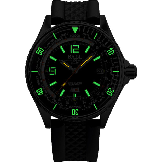 Ball DG2232A-PC-BK Engineer Master II Diver Worldtime (42mm)