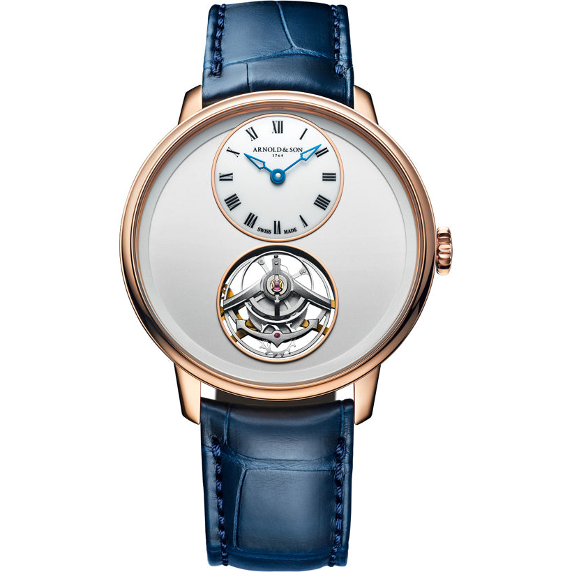 Arnold & Son Ultrathin Touribillon Gold Silver Opaline